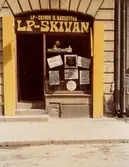 Entre till musikaffären LP-skivan, 1974