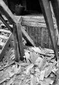 Rivning av gårdshusets väggar på Järntorgsgatan 5, 1972