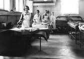 Personal i tvättstugan på Norra sjukhemmet, 1936