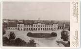 Kabinettsfotografi - järnvägsstationen, Uppsala