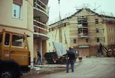 Byggnation i Ladugårdsängen,  1992