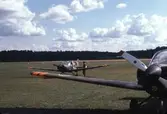 Flygplan på Gustavsviksfältet, 1978