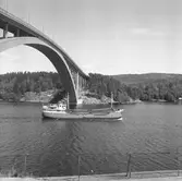 Fartyget Nordfors vid Sandöbron

