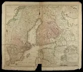 Karta över Sverige, Finland och Baltikum. 