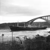 Fartyget Tarantel vid Sandöbron
