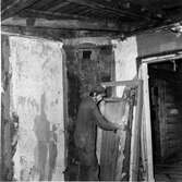 Norra Kyrkogatan 16 under rivning.