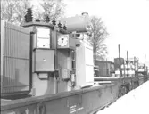 Transport av transformator vid Väjafabriken.