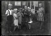 Gruppbild av barn