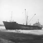 Fartyget Grethe Dania vid kaj