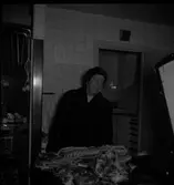 Köttaffär. Troligen 50-60 talet.