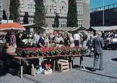 Torghandel på Stora Torget i Västerås