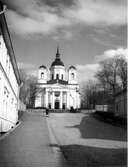 Domkyrkan exteriör från Västra Kyrkogatan.