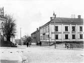 Korsningen Storgatan-Nybrogatan, foto mot S. 