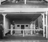 Murarnas avdelning vid Hantverksmässan, i Västerås Folkets park, 1925.