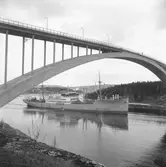 Fartyget Brasil vid Sandöbron
