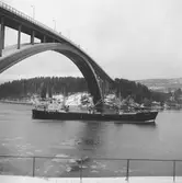 Fartyget Stanford vid Sandöbron