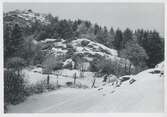 Vy mot Labacka/Långåker vintertid 1950-tal.