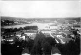 Panorama från kyrktornet, cirka 1900.