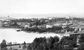 Härnösand sett från Stenhammaren. Vykort 