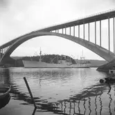 Fartyget Sameland vid Sandöbron


