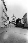 Västra Kyrkogatan och domkyrkan.