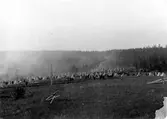 Försöksmobilisering, bivack med tält 1913.
