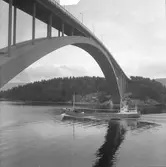 Fartyget Siljan vid Sandöbron

