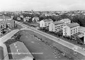 Utsikt från höghuset i Stjärnhusområdet, 1950-tal