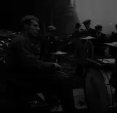 Vid trummorna Arvid Gradin.