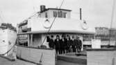 Fartyget Måsen vid Nybrokajen i Stockholm, 1930-tal