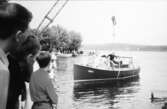 Sjösättning av M/F Lasse Maja, 1960