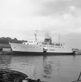 Fartyget Thjelvar vid kaj

