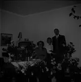 Födelsedagsfirande. Troligen 50-60 talet.