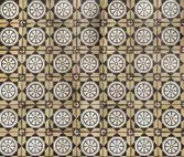 Vänersborgs museum. Golvmönster i övre trapphallen