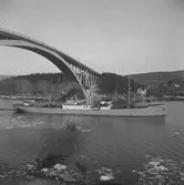 Fartyget Belos vid Sandöbron

