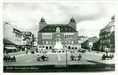 Borås. Stora torget och Rådhuset