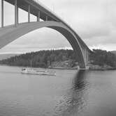 Fartyget Klaus Buck vid Sandöbron