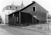 Spruthuset vid Hovsgatan, rivet på 1940-talet. Tomt nr 1.