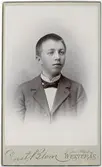 Kabinettsfotografi - ung man, Västerås