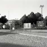 Valaffischering på Borgholms torg 1956.