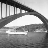 Fartyget Hasselwerder vid Sandöbron
