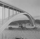 Fartyget Wäija vid Sandöbron