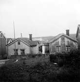 Långgatan17 a och b. Husen rivna 1946.