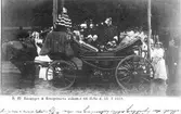 H. M. Konungen & Kronprinsens ankomst till Gefle d 13. 7 1905.