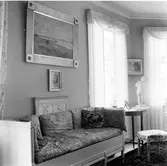 Villa Fridhem Fridhem på Sälsten, sommarbostad. Salong på nedre våningen.