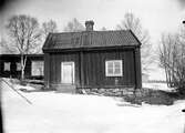 Blivande vaktmästarebostaden på Murberget. Huset på ursprunglig plats.