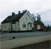 Rossöns järnvägsstation. 