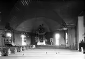 Interiör Järnboås kyrka i Järnboås.