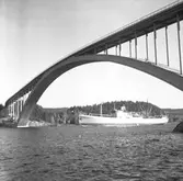 Fartyget Hugin vid Sandöbron

