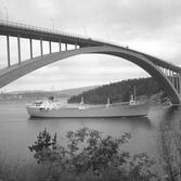 Fartyget Neva vid Sandöbron

